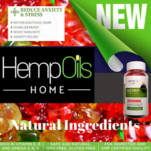 Load image into Gallery viewer, Two Pack 30 Ct. Strawberry Organic Hemp Oil Infused Gummies 2000 MG