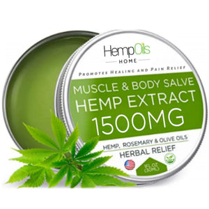 Organic Hemp Oil Salve  - 1500 MG - High Strength - 100% Natural